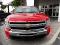 2009 Victory Red Chevrolet Silverado 1500 LT Extended Cab 4x4  photo #24