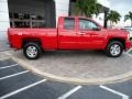 2009 Victory Red Chevrolet Silverado 1500 LT Extended Cab 4x4  photo #32