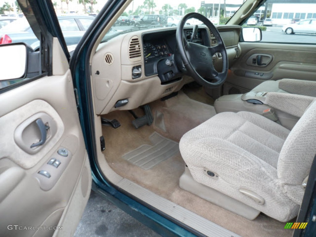 1997 C/K C1500 Silverado Extended Cab - Emerald Green Metallic / Neutral Shale photo #5