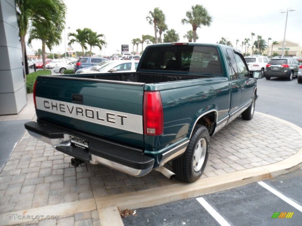 1997 C/K C1500 Silverado Extended Cab - Emerald Green Metallic / Neutral Shale photo #15