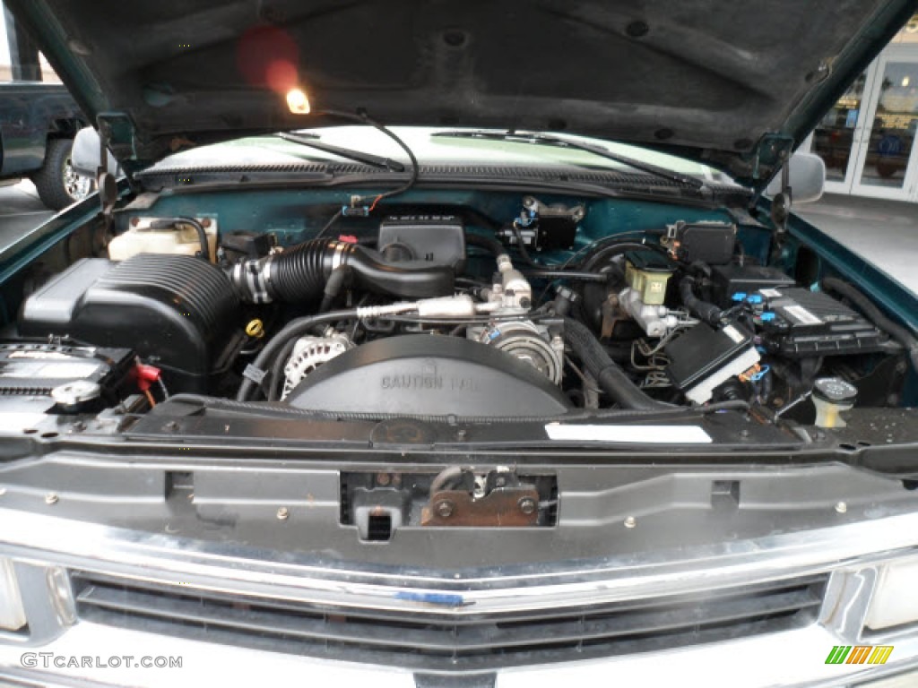1997 C/K C1500 Silverado Extended Cab - Emerald Green Metallic / Neutral Shale photo #22