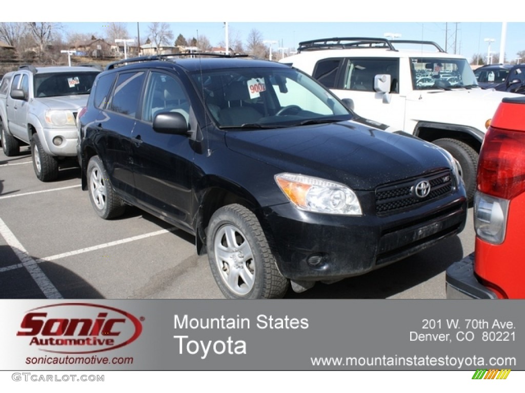 2007 RAV4 V6 4WD - Black / Ash Gray photo #1