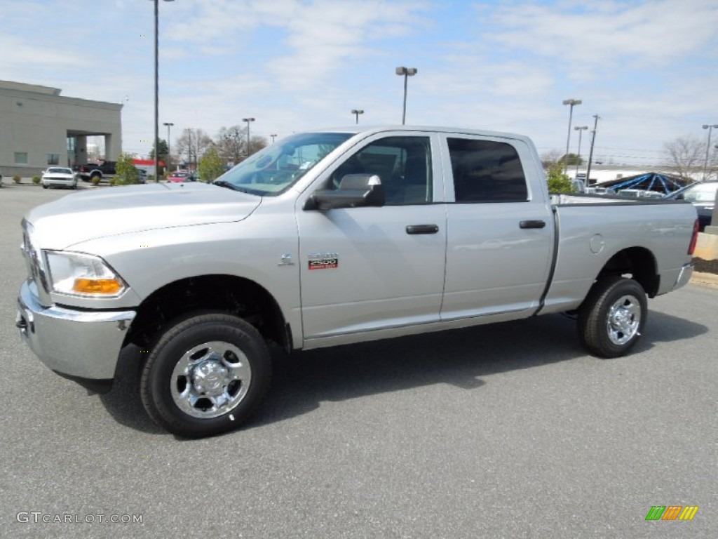 2012 Ram 2500 HD ST Crew Cab 4x4 - Bright Silver Metallic / Dark Slate/Medium Graystone photo #1