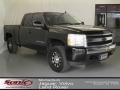 2008 Black Chevrolet Silverado 1500 LT Extended Cab  photo #1