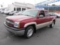 2005 Sport Red Metallic Chevrolet Silverado 1500 Z71 Extended Cab 4x4  photo #6