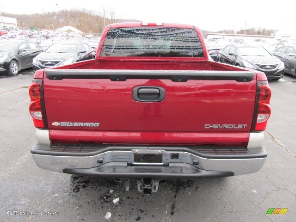 2005 Silverado 1500 Z71 Extended Cab 4x4 - Sport Red Metallic / Dark Charcoal photo #9