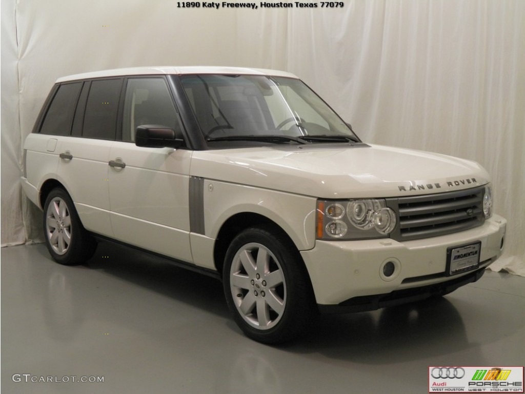 2006 Range Rover HSE - Chawton White / Charcoal/Jet photo #3