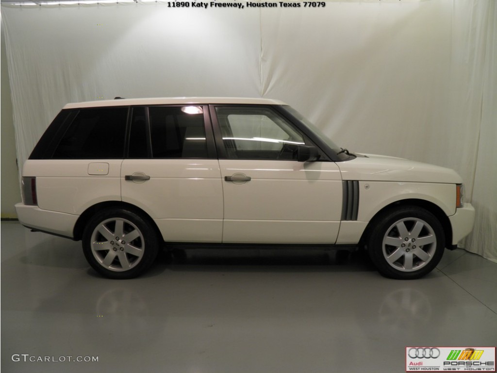 2006 Range Rover HSE - Chawton White / Charcoal/Jet photo #6