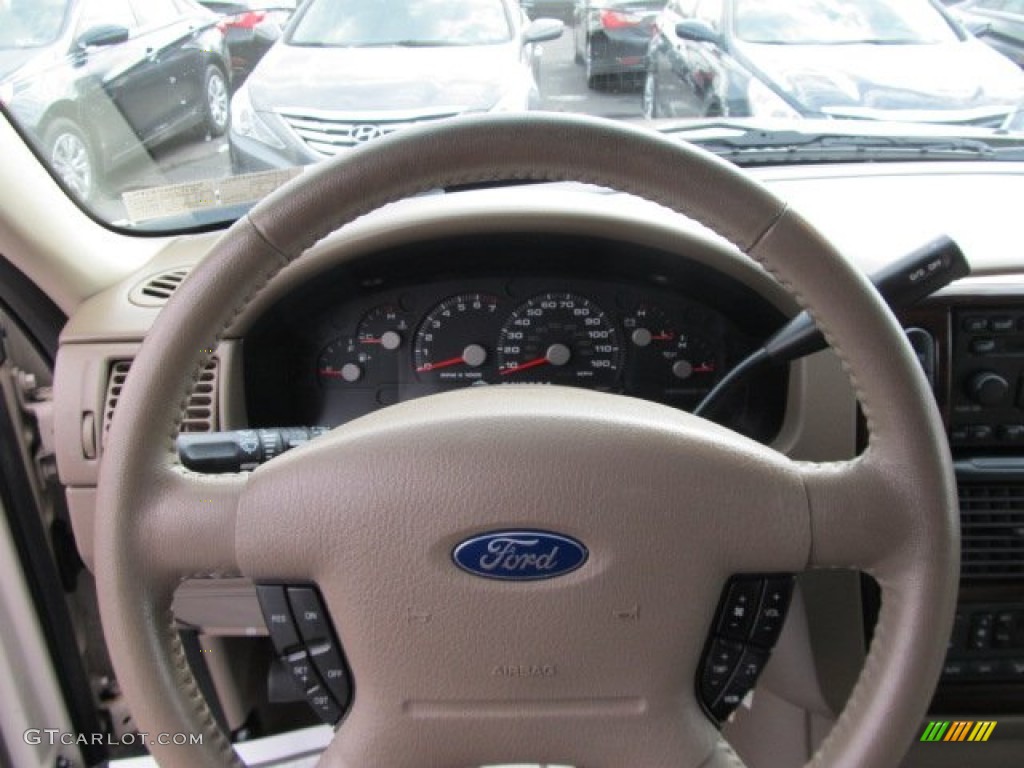 2005 Explorer Limited 4x4 - Ivory Parchment Tri Coat / Medium Parchment photo #18