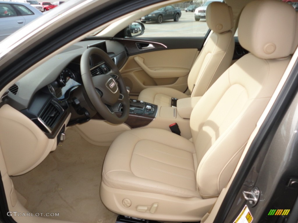 2012 Audi A6 2.0T Sedan Front Seat Photo #62021784
