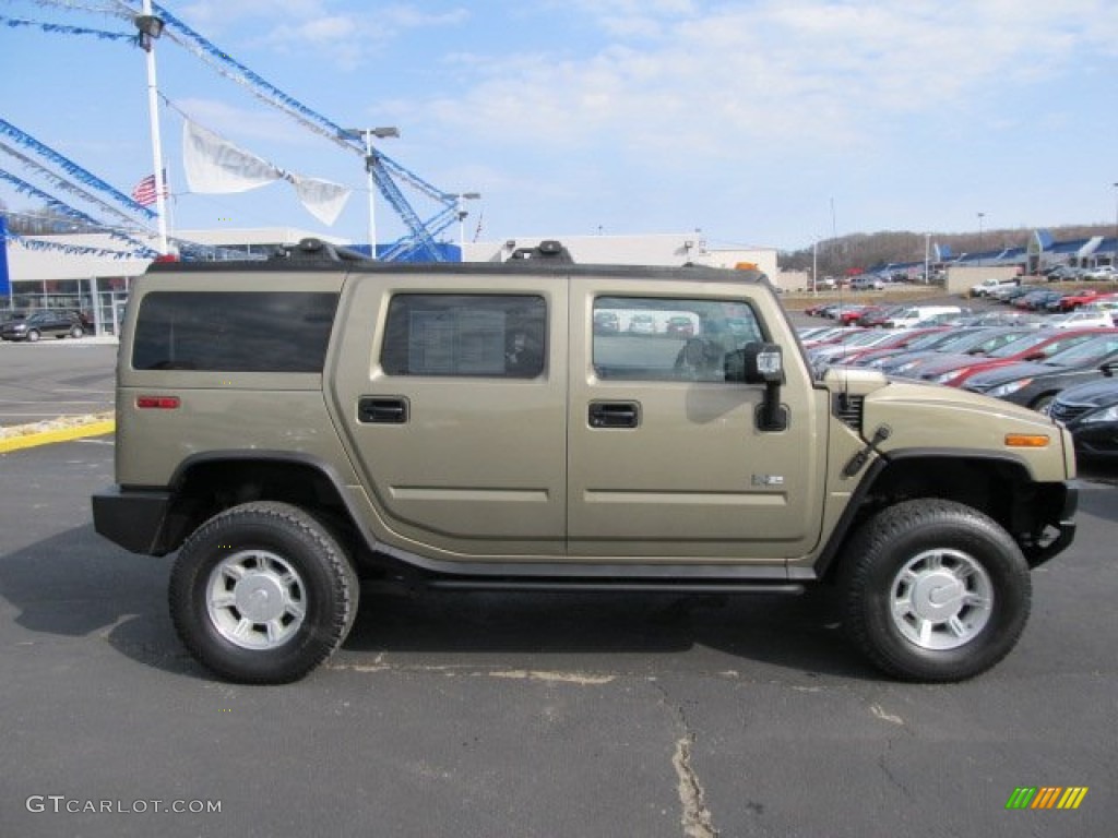 Desert Sand Metallic 2005 Hummer H2 SUV Exterior Photo #62022075