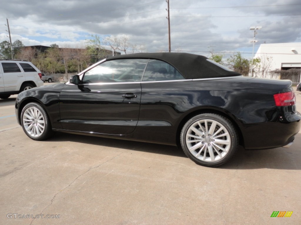 Brilliant Black 2012 Audi A5 2.0T Cabriolet Exterior Photo #62022078