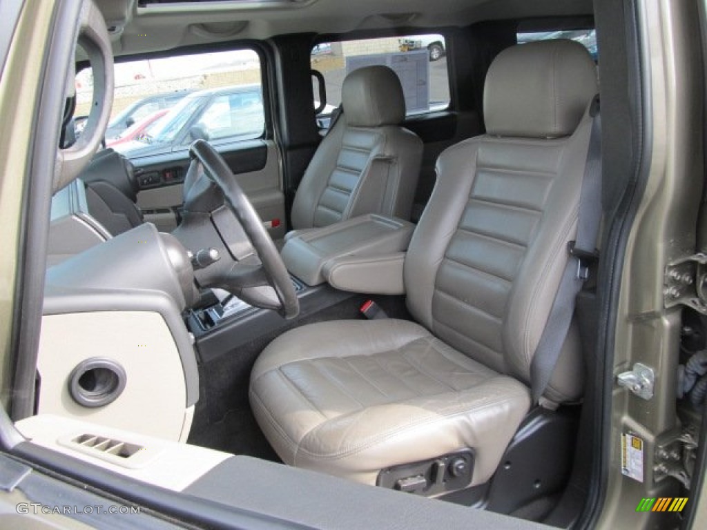 Wheat Interior 2005 Hummer H2 SUV Photo #62022147