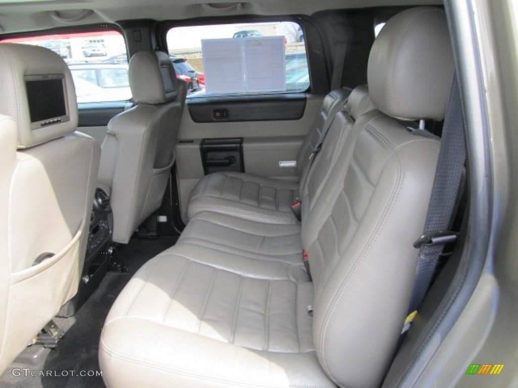 2005 Hummer H2 SUV Rear Seat Photo #62022168