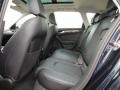 2012 Audi A4 Black Interior Rear Seat Photo
