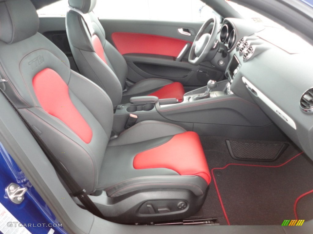 Black/Magma Red Interior 2012 Audi TT S 2.0T quattro Coupe Photo #62022675