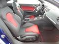 Black/Magma Red Interior Photo for 2012 Audi TT #62022675