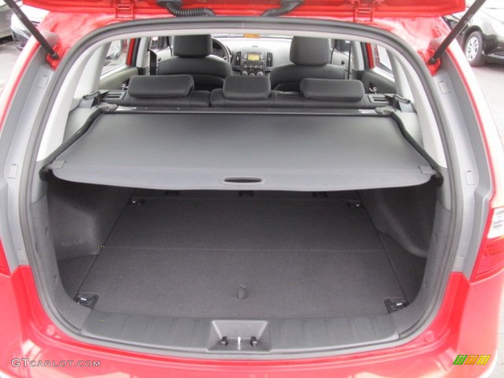 2009 Elantra Touring - Chilipepper Red / Black photo #20