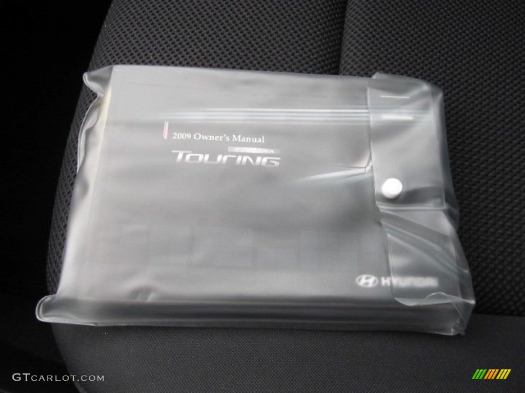 2009 Elantra Touring - Chilipepper Red / Black photo #23
