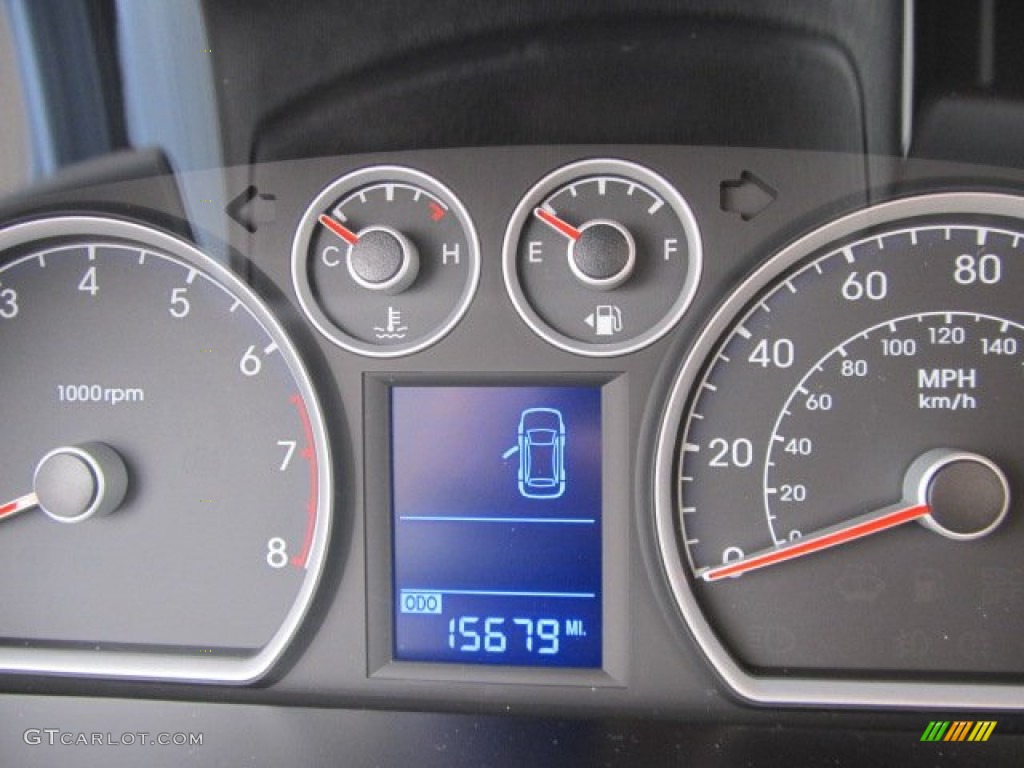 2009 Elantra Touring - Chilipepper Red / Black photo #25