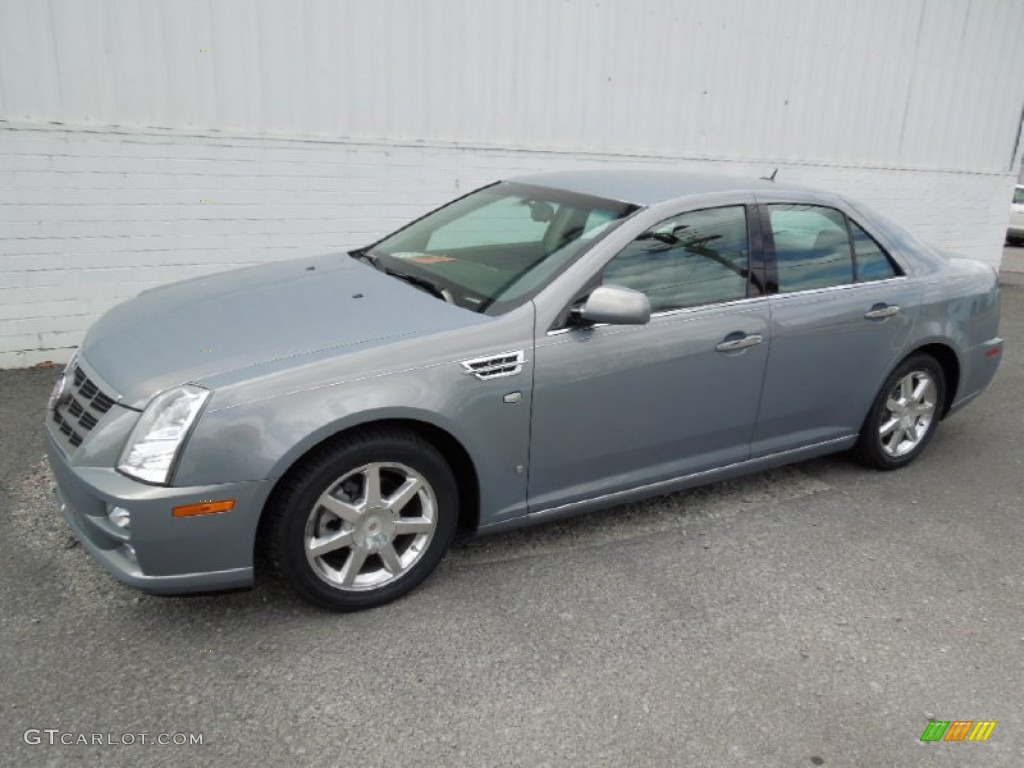 Thunder Gray ChromaFlair 2008 Cadillac STS V6 Exterior Photo #62023591