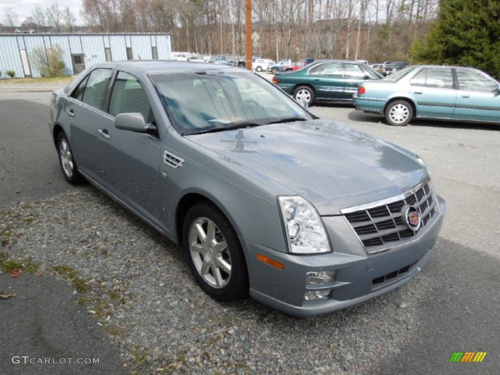 Thunder Gray ChromaFlair 2008 Cadillac STS V6 Exterior Photo #62023629