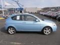 2011 Clear Water Blue Hyundai Accent SE 3 Door  photo #2