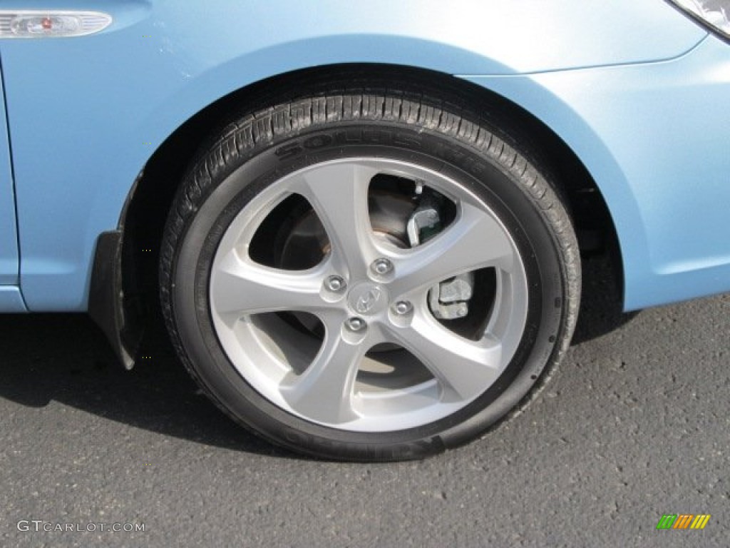 2011 Accent SE 3 Door - Clear Water Blue / Gray photo #3