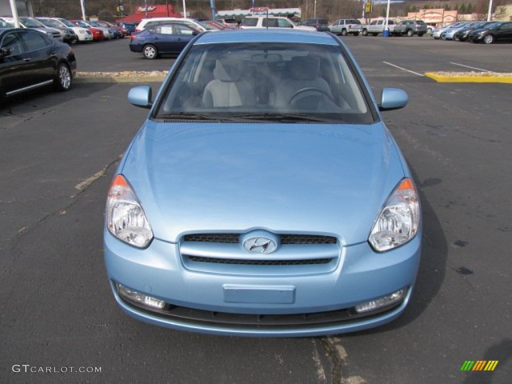2011 Accent SE 3 Door - Clear Water Blue / Gray photo #4