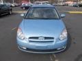 2011 Clear Water Blue Hyundai Accent SE 3 Door  photo #4