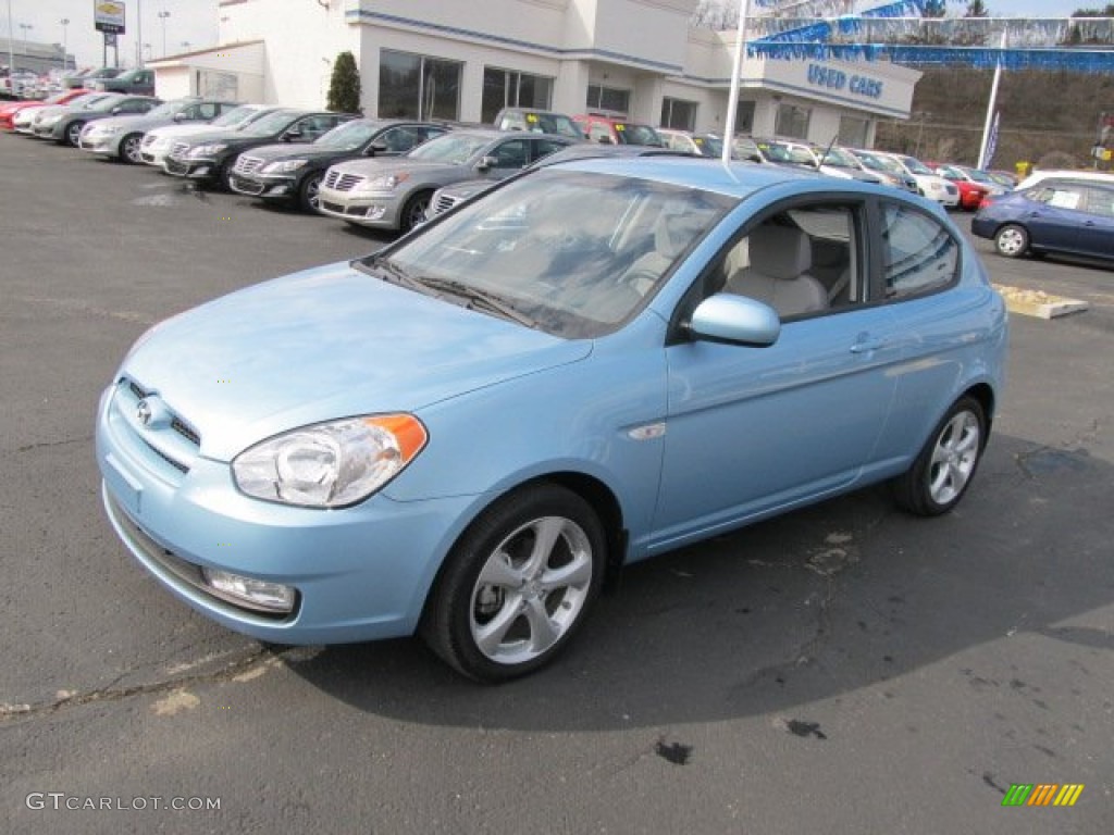 2011 Accent SE 3 Door - Clear Water Blue / Gray photo #5
