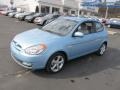 2011 Clear Water Blue Hyundai Accent SE 3 Door  photo #5