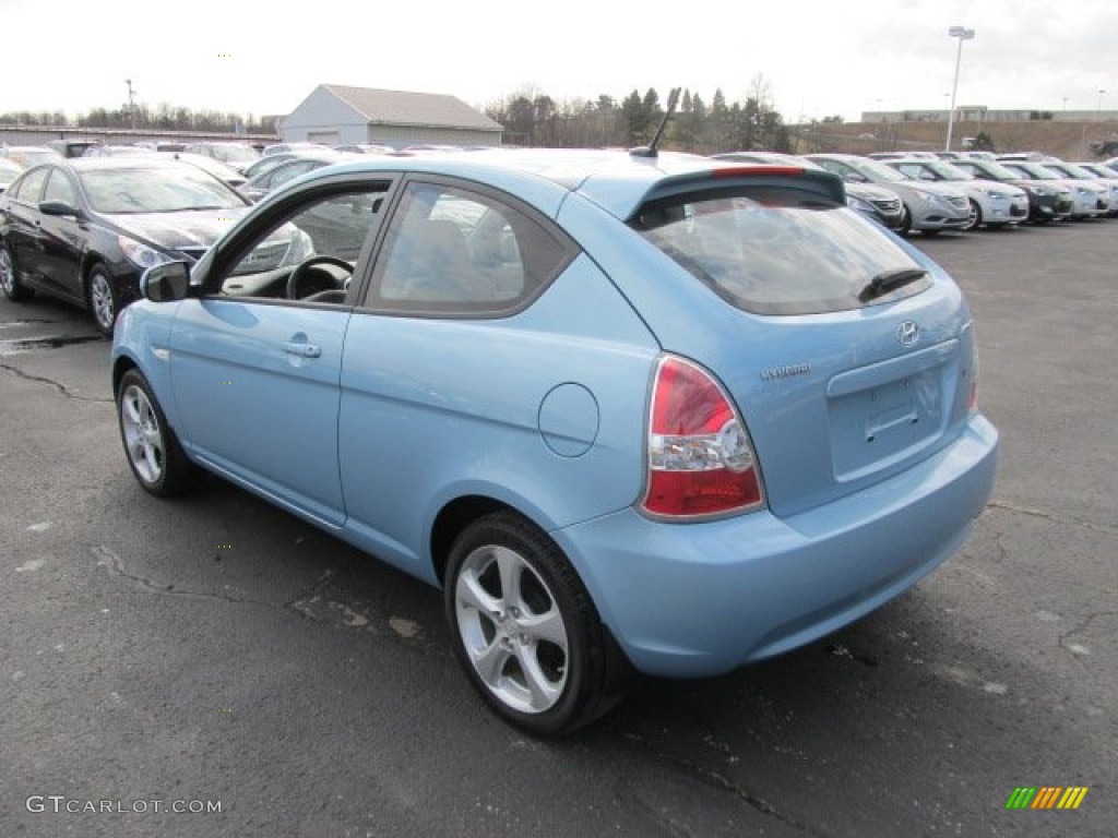 2011 Accent SE 3 Door - Clear Water Blue / Gray photo #8