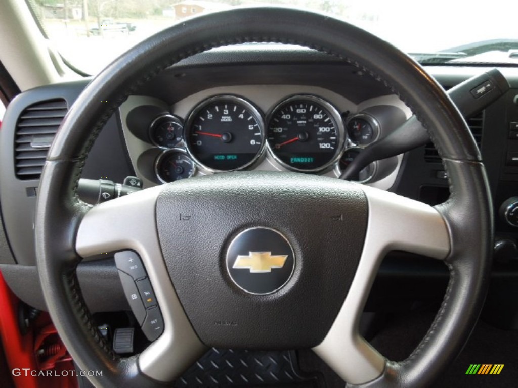 2007 Silverado 1500 LT Extended Cab - Victory Red / Ebony Black photo #11