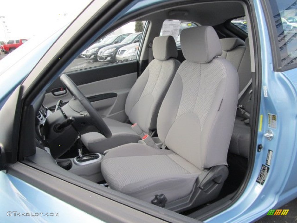 Gray Interior 2011 Hyundai Accent SE 3 Door Photo #62023923