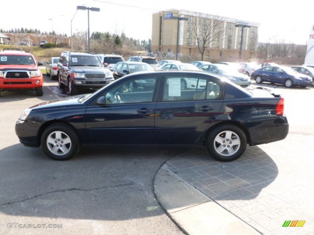 2005 Malibu LS V6 Sedan - Dark Blue Metallic / Gray photo #4