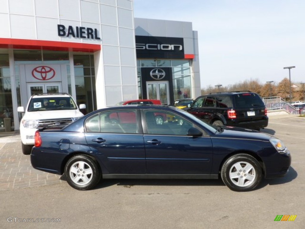 2005 Malibu LS V6 Sedan - Dark Blue Metallic / Gray photo #8