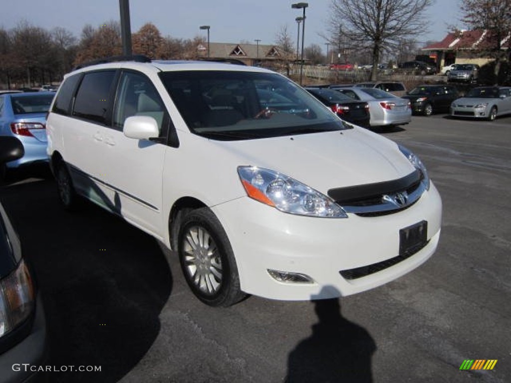 2007 Sienna XLE Limited AWD - Natural White / Stone photo #1