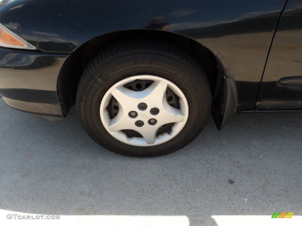 1999 Cavalier LS Sedan - Black / Graphite photo #11