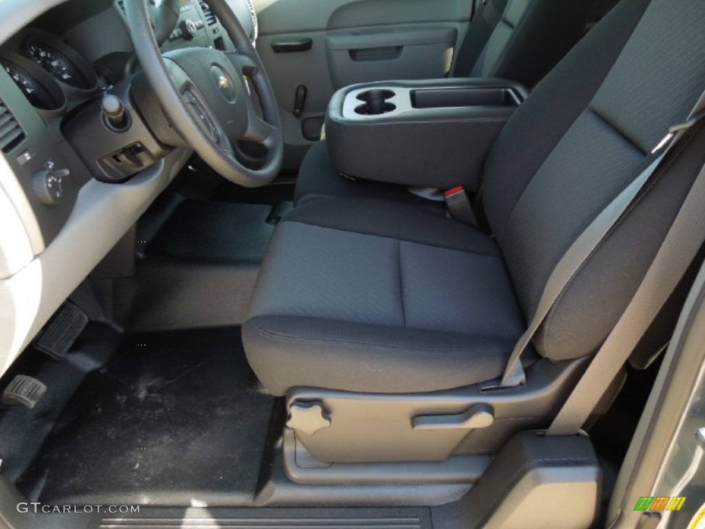 2012 Silverado 1500 Work Truck Extended Cab - Blue Granite Metallic / Dark Titanium photo #6