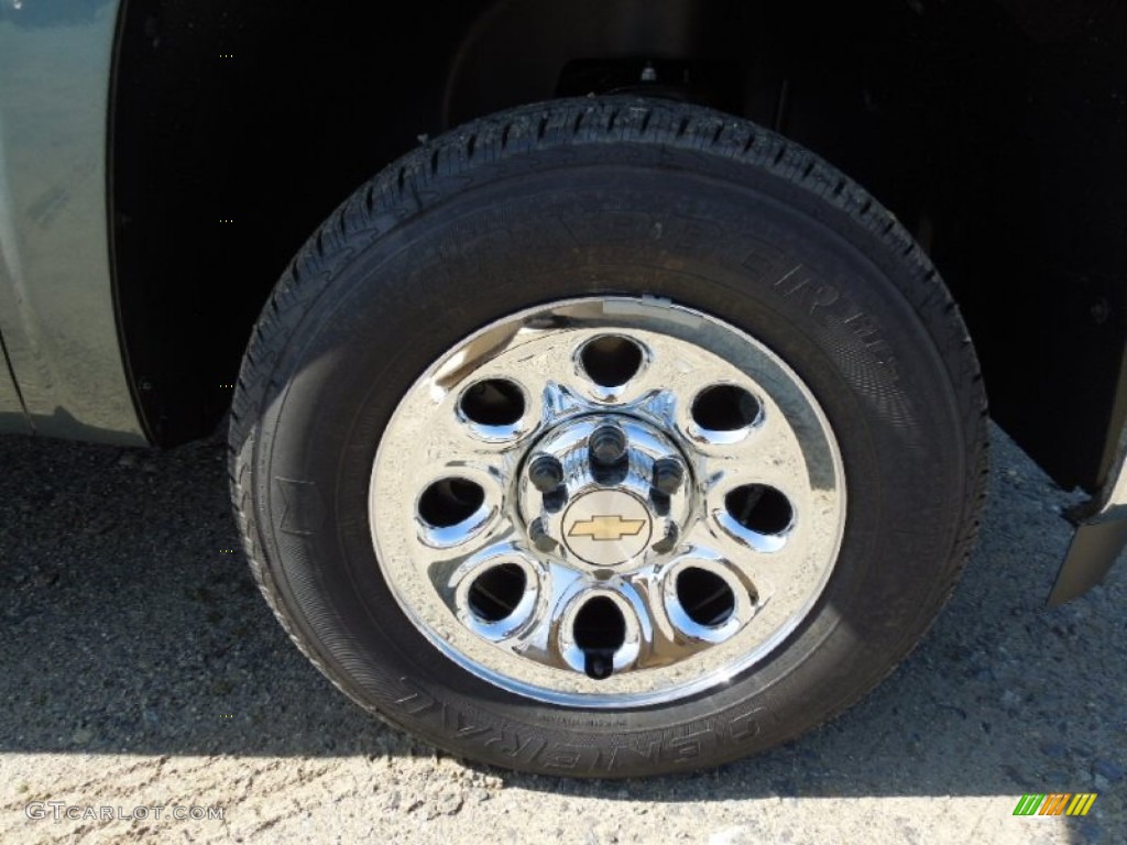 2012 Silverado 1500 Work Truck Extended Cab - Blue Granite Metallic / Dark Titanium photo #21