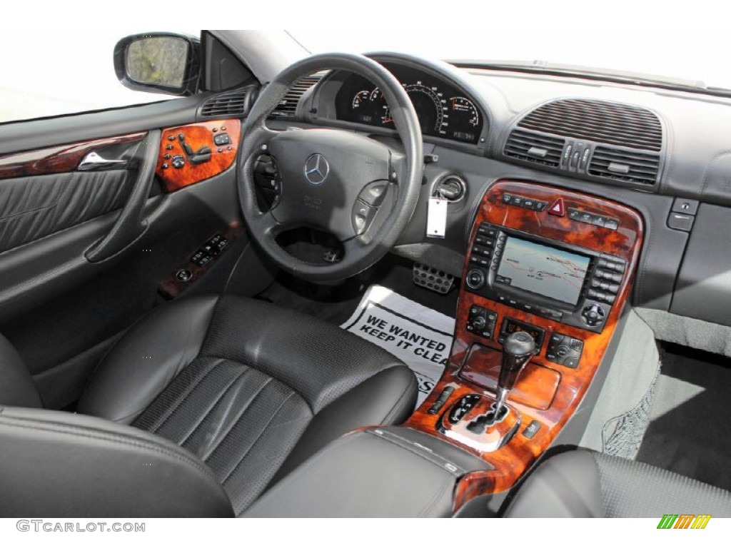 Charcoal Interior 2005 Mercedes-Benz CL 65 AMG Photo #62027667