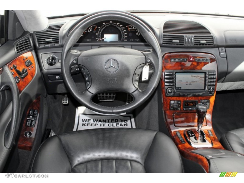 2005 Mercedes-Benz CL 65 AMG Charcoal Dashboard Photo #62027697