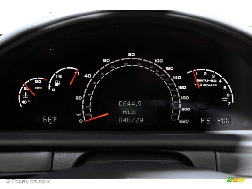 2005 Mercedes-Benz CL 65 AMG Gauges Photo #62027905
