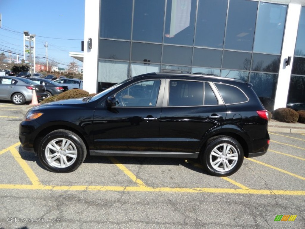 Phantom Black Metallic 2010 Hyundai Santa Fe Limited 4WD Exterior Photo #62028162
