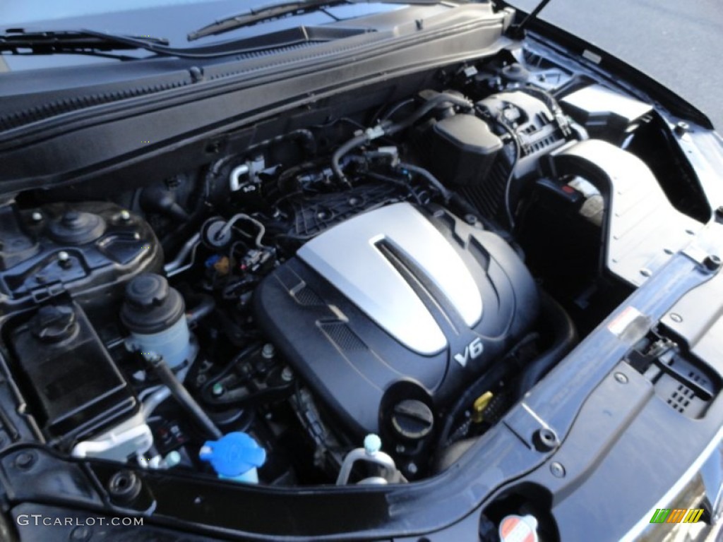 2010 Hyundai Santa Fe Limited 4WD 3.5 Liter DOHC 24-Valve V6 Engine Photo #62028354