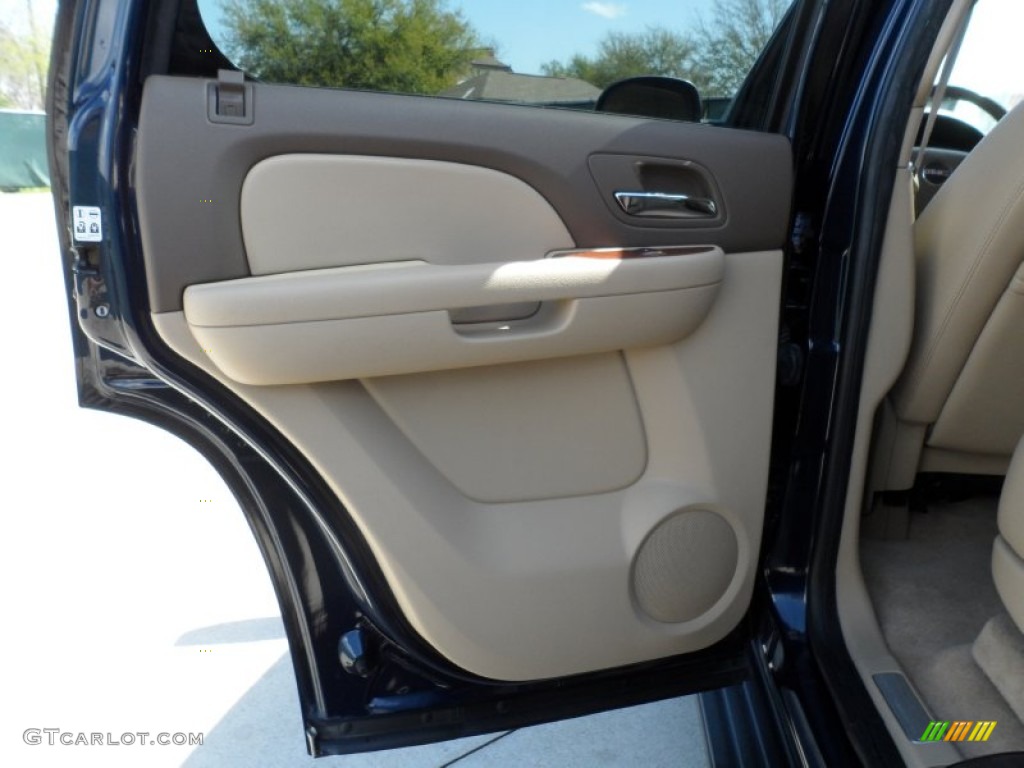 2007 Yukon SLT - Deep Blue Metallic / Light Tan photo #35