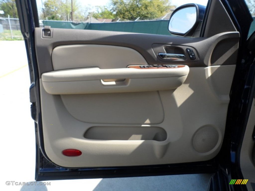 2007 Yukon SLT - Deep Blue Metallic / Light Tan photo #37