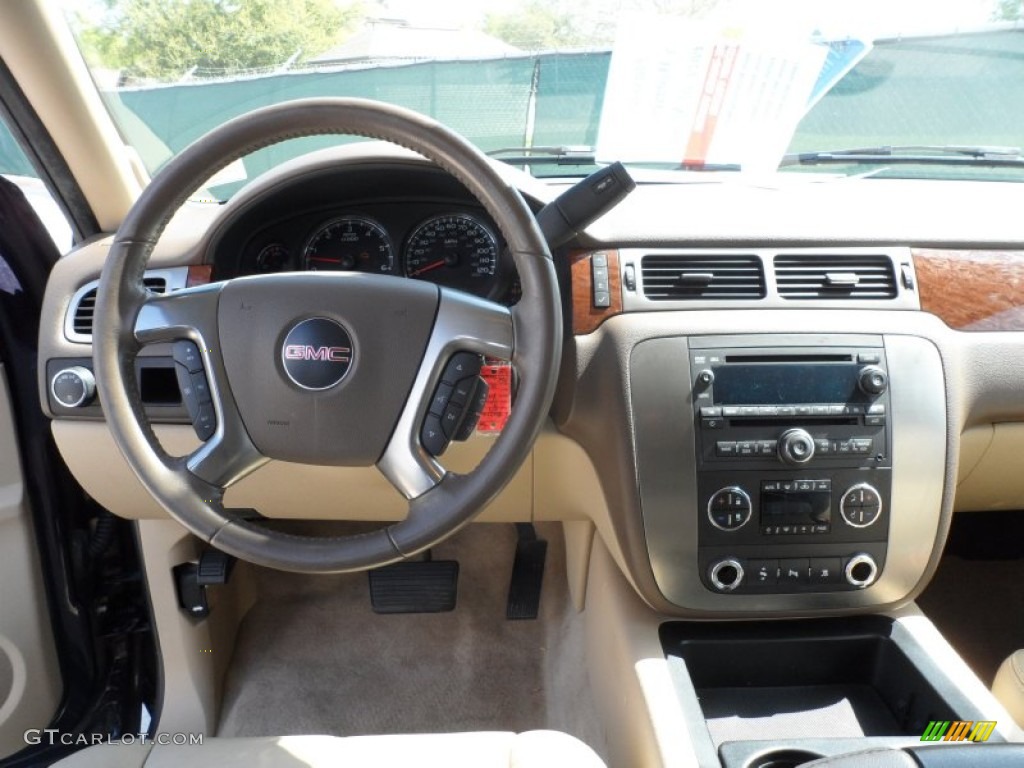 2007 Yukon SLT - Deep Blue Metallic / Light Tan photo #44