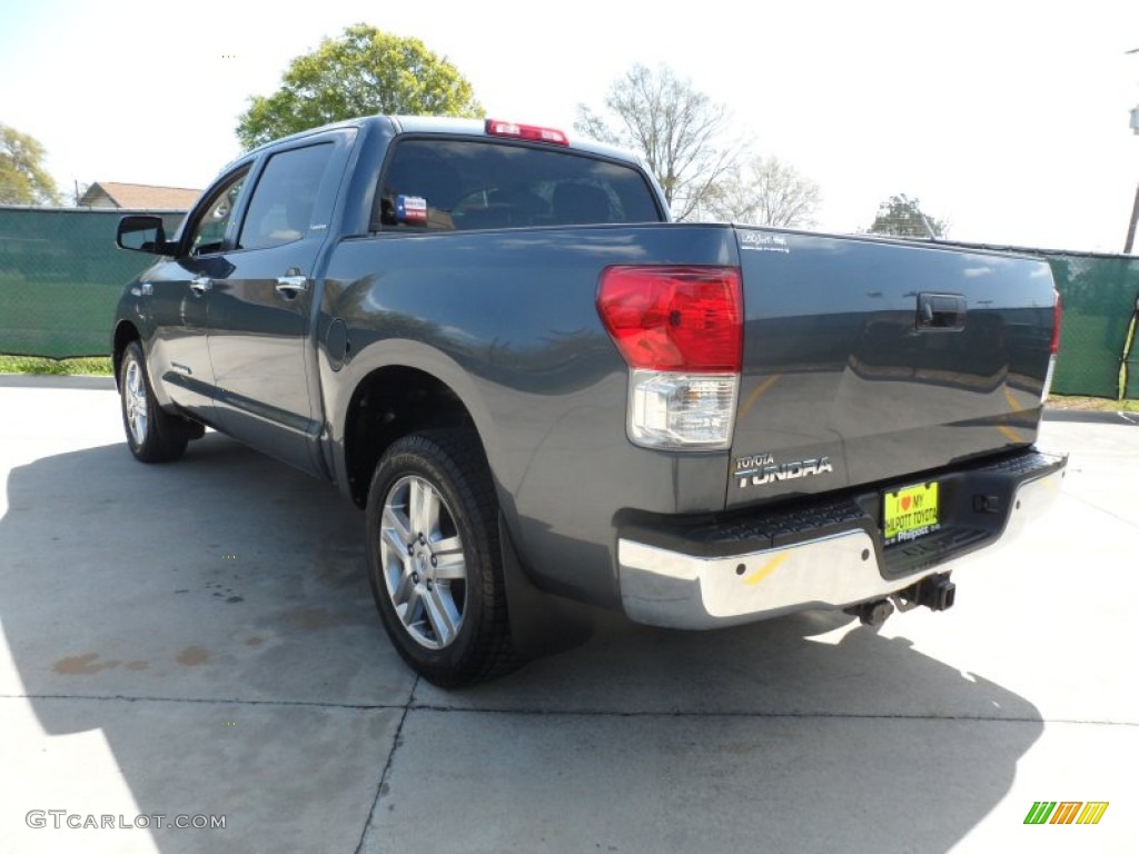 2010 Tundra Limited CrewMax - Slate Gray Metallic / Graphite Gray photo #5